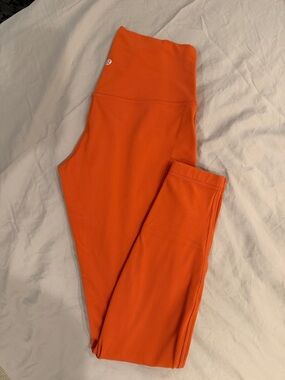 Lululemon Athletica women’s Orange Leggings